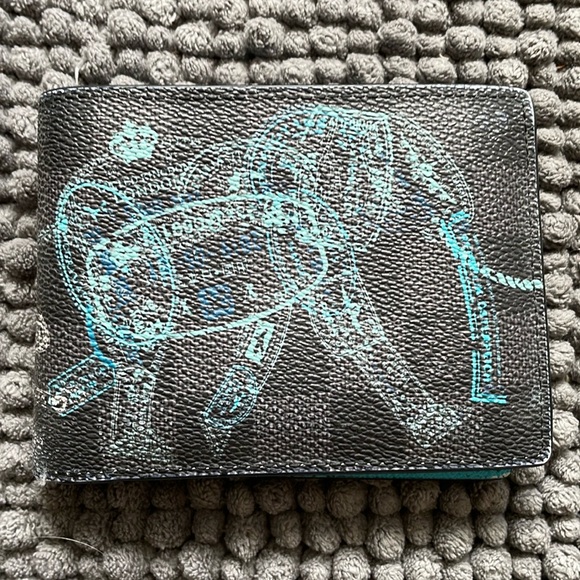 Louis Vuitton Damier Graphite Stamps Slender Wallet - Picture 8 of 13